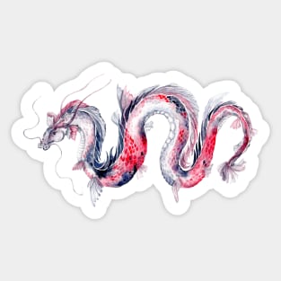 Koi Dragon Sticker